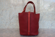 將圖片載入圖庫檢視器 HERMES/エルメス ピコタンロックタッチGM トリヨンクレマンス/ヴォースイフト ルージュアッシュ/ブリック □R刻印 ハンドバッグ 700090243