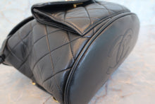 画像をギャラリービューアに読み込む, CHANEL/シャネル マトラッセチェーンリュック ラムスキン ブラック/ゴールド金具 リュック 700110012