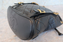 画像をギャラリービューアに読み込む, CHANEL/シャネル マトラッセチェーンリュック ラムスキン ブラック/ゴールド金具 リュック 700110012