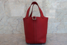 画像をギャラリービューアに読み込む, HERMES/エルメス ピコタンロックPM トリヨンクレマンス ルージュガランス □R刻印 ハンドバッグ 700050030