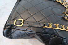 画像をギャラリービューアに読み込む, CHANEL/シャネル マトラッセチェーンリュック ラムスキン ブラック/ゴールド金具 リュック 700110012