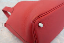 画像をギャラリービューアに読み込む, HERMES/エルメス ピコタンロックPM トリヨンクレマンス ルージュガランス □R刻印 ハンドバッグ 700050030