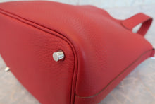 画像をギャラリービューアに読み込む, HERMES/エルメス ピコタンロックPM トリヨンクレマンス ルージュガランス □R刻印 ハンドバッグ 700050030