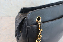 画像をギャラリービューアに読み込む, CHANEL/シャネル トリプルココマークチェーンショルダーバッグ キャビアスキン ブラック/ゴールド金具 ショルダーバッグ 800030012