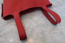 画像をギャラリービューアに読み込む, HERMES/エルメス ピコタンロックPM トリヨンクレマンス ルージュガランス □R刻印 ハンドバッグ 700050030