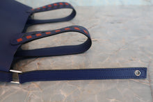 将图片加载到图库查看器,HERMES PICOTIN LOCK PM Tressage Epsom leather Blue encre/Brique/Black Y刻印 Hand bag 800070079