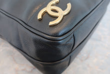 画像をギャラリービューアに読み込む, CHANEL/シャネル トリプルココマークチェーンショルダーバッグ キャビアスキン ブラック/ゴールド金具 ショルダーバッグ 800030012