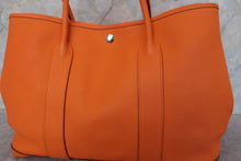 將圖片載入圖庫檢視器 HERMES/エルメス ガーデンパーティPM ネゴンダ オレンジ □O刻印 トートバッグ 700090227