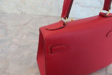 將圖片載入圖庫檢視器 HERMES/エルメス ミニケリー20 クシュベル ルージュヴィフ □C刻印 ショルダーバッグ 800040066
