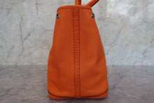 將圖片載入圖庫檢視器 HERMES/エルメス ガーデンパーティPM ネゴンダ オレンジ □O刻印 トートバッグ 700090227