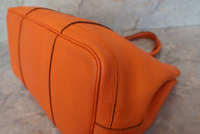 將圖片載入圖庫檢視器 HERMES/エルメス ガーデンパーティPM ネゴンダ オレンジ □O刻印 トートバッグ 700090227