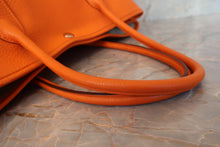 將圖片載入圖庫檢視器 HERMES/エルメス ガーデンパーティPM ネゴンダ オレンジ □O刻印 トートバッグ 700090227