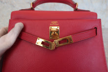 將圖片載入圖庫檢視器 HERMES/エルメス ミニケリー20 クシュベル ルージュヴィフ □C刻印 ショルダーバッグ 800040066