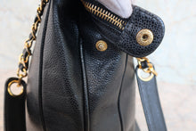 画像をギャラリービューアに読み込む, CHANEL/シャネル トリプルココマークチェーンショルダーバッグ キャビアスキン ブラック/ゴールド金具 ショルダーバッグ 800030012