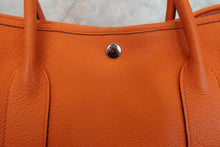 將圖片載入圖庫檢視器 HERMES/エルメス ガーデンパーティPM ネゴンダ オレンジ □O刻印 トートバッグ 700090227