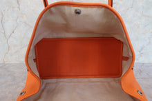 將圖片載入圖庫檢視器 HERMES/エルメス ガーデンパーティPM ネゴンダ オレンジ □O刻印 トートバッグ 700090227