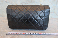 画像をギャラリービューアに読み込む, CHANEL/シャネル ダイアナマトラッセチェーンショルダーバッグ ラムスキン ブラック/ゴールド金具 ショルダーバッグ 800020274