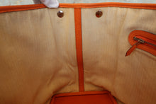 將圖片載入圖庫檢視器 HERMES/エルメス ガーデンパーティPM ネゴンダ オレンジ □O刻印 トートバッグ 700090227