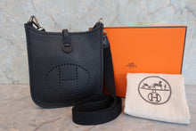 Load image into Gallery viewer, HERMES EVELYNE TPM Clemence leather Black C Engraving Shoulder bag 800090049