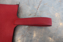 将图片加载到图库查看器,HERMES PICOTIN LOCK PM Clemence leather Rouge casaque T刻印 Hand bag 800070094
