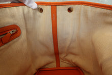 將圖片載入圖庫檢視器 HERMES/エルメス ガーデンパーティPM ネゴンダ オレンジ □O刻印 トートバッグ 700090227