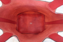 将图片加载到图库查看器,HERMES PICOTIN LOCK PM Clemence leather Rouge casaque T刻印 Hand bag 800070094