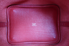 将图片加载到图库查看器,HERMES PICOTIN LOCK PM Clemence leather Rouge casaque T刻印 Hand bag 800070094