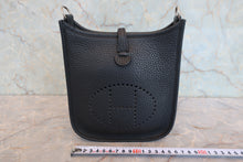Load image into Gallery viewer, HERMES EVELYNE TPM Clemence leather Black C Engraving Shoulder bag 800090049
