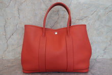 Load image into Gallery viewer, HERMES GARDEN PARTY PM Negonda leather Sanguine □Q Engraving Tote bag 700120109