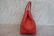 Load image into Gallery viewer, HERMES GARDEN PARTY PM Negonda leather Sanguine □Q Engraving Tote bag 700120109