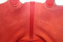 将图片加载到图库查看器,HERMES PICOTIN LOCK PM Clemence leather Rouge casaque T刻印 Hand bag 800070094