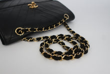將圖片載入圖庫檢視器 CHANEL/シャネル Vステッチチェーンショルダーバッグ ラムスキン ブラック/ゴールド金具 ショルダーバッグ 800090241
