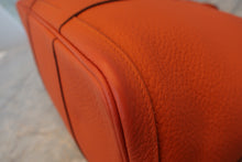 將圖片載入圖庫檢視器 HERMES/エルメス ガーデンパーティPM カントリー オレンジポピー □R刻印 トートバッグ 800010082