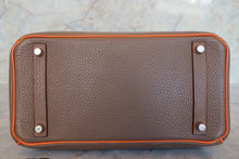 將圖片載入圖庫檢視器 HERMES/エルメス バーキン30 パーソナルオーダー トリヨンクレマンス エトゥープ/オレンジ □O刻印 ハンドバッグ 700050248