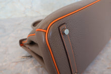 將圖片載入圖庫檢視器 HERMES/エルメス バーキン30 パーソナルオーダー トリヨンクレマンス エトゥープ/オレンジ □O刻印 ハンドバッグ 700050248