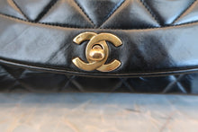画像をギャラリービューアに読み込む, CHANEL/シャネル ダイアナマトラッセチェーンショルダーバッグ ラムスキン ブラック/ゴールド金具 ショルダーバッグ 800020274