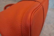 將圖片載入圖庫檢視器 HERMES/エルメス ガーデンパーティPM カントリー オレンジポピー □R刻印 トートバッグ 800010082