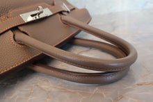 將圖片載入圖庫檢視器 HERMES/エルメス バーキン30 パーソナルオーダー トリヨンクレマンス エトゥープ/オレンジ □O刻印 ハンドバッグ 700050248