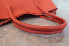 Load image into Gallery viewer, HERMES GARDEN PARTY PM Negonda leather Sanguine □Q Engraving Tote bag 700120109