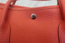 Load image into Gallery viewer, HERMES GARDEN PARTY PM Negonda leather Sanguine □Q Engraving Tote bag 700120109