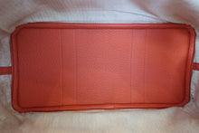 Load image into Gallery viewer, HERMES GARDEN PARTY PM Negonda leather Sanguine □Q Engraving Tote bag 700120109