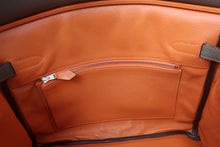 將圖片載入圖庫檢視器 HERMES/エルメス バーキン30 パーソナルオーダー トリヨンクレマンス エトゥープ/オレンジ □O刻印 ハンドバッグ 700050248