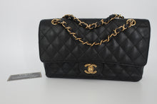 將圖片載入圖庫檢視器 CHANEL/シャネル マトラッセWフラップWチェーンショルダーバッグ キャビアスキン ブラック/ゴールド金具 ショルダーバッグ 800100109