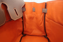 將圖片載入圖庫檢視器 HERMES/エルメス バーキン30 パーソナルオーダー トリヨンクレマンス エトゥープ/オレンジ □O刻印 ハンドバッグ 700050248