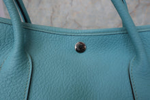 画像をギャラリービューアに読み込む, HERMES/エルメス ガーデンパーティPM カントリー ブルーアトール トートバッグ 800010083