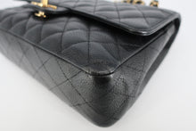 將圖片載入圖庫檢視器 CHANEL/シャネル マトラッセWフラップWチェーンショルダーバッグ キャビアスキン ブラック/ゴールド金具 ショルダーバッグ 800100109