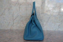 將圖片載入圖庫檢視器 HERMES/エルメス バーキン35 トゴ ブルージーン □J刻印 ハンドバッグ 700090197