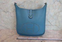 画像をギャラリービューアに読み込む, HERMES/エルメス エブリン2PM トリヨンクレマンス ブルージーン ショルダーバッグ 800030019
