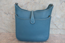 画像をギャラリービューアに読み込む, HERMES/エルメス エブリン2PM トリヨンクレマンス ブルージーン ショルダーバッグ 800030019