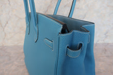 將圖片載入圖庫檢視器 HERMES/エルメス バーキン35 トゴ ブルージーン □J刻印 ハンドバッグ 700090197